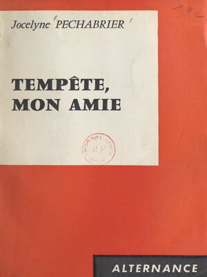 cover image of Tempête, mon amie